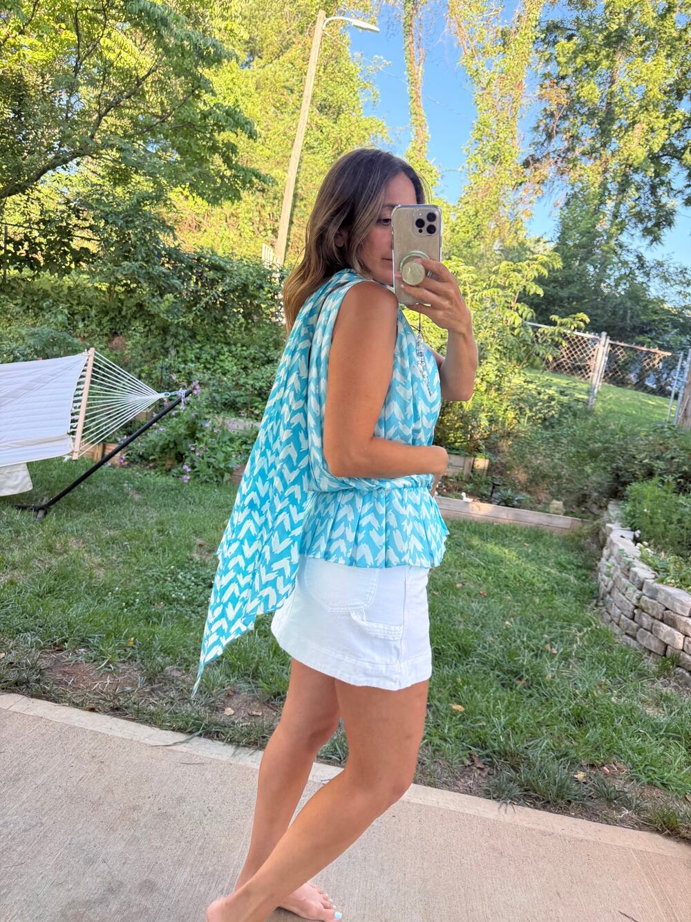 Doncaster 100% Silk Scarf Blouse — $52